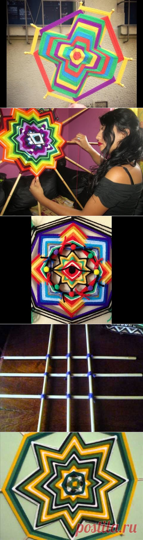 como hacer un mandala con dos puntos - YouTube