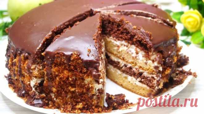 Домашний ТОРТ с Незабываемым Вкусом! Не зря он популярен ещё с советских вр