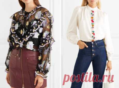 Модные блузки 2019: актуальные расцветки, принты, декор | Ваш модный гуру | Яндекс Дзен