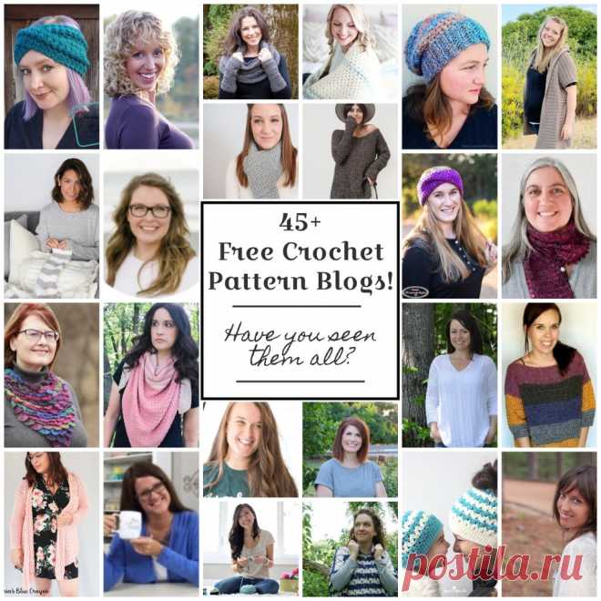 45+ Free Crochet Pattern Blogs - Cute As A Button Crochet & Craft
