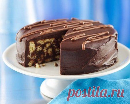 Шоколадный торт из печенья (без выпечки)