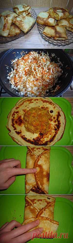 Блины с капустой | Кухарята.ру