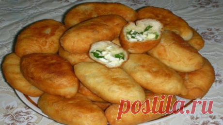 Пирожки жареные с луком, рисом и яйцом - lublugotovit.me