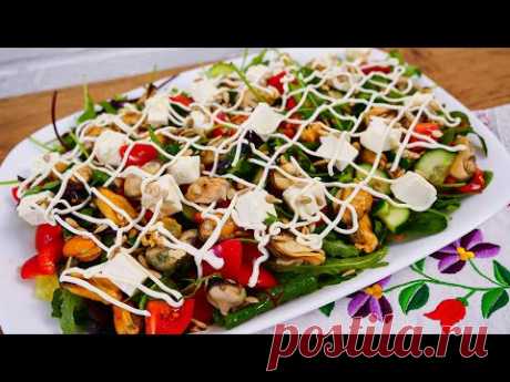 Вкусный и Легкий Салат  🥗 к любому столу на Скорую Руку! И ничего варить НЕ НУЖНО!