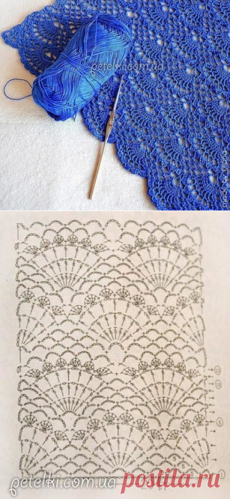 (68) Одноклассники.Узор крючком