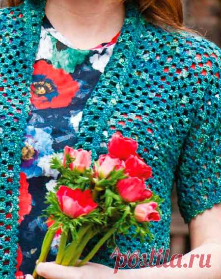 Вязание. Жакет, крючок