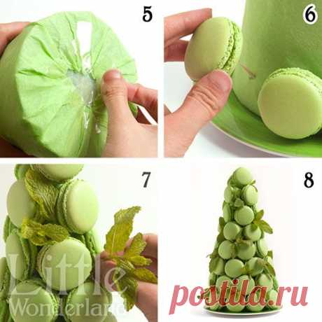 Cómo hacer una torre de macarons | Little Wonderland