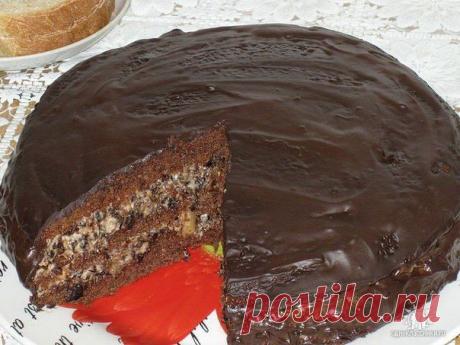 Торт "Чернослив в шоколаде" | Готовим вместе