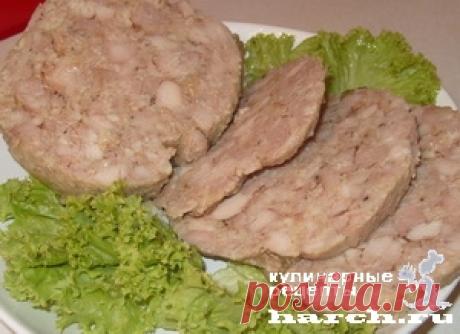 Рубленая домашняя ветчина из курицы | Фоторецепт с подробным описанием от Харч.ру