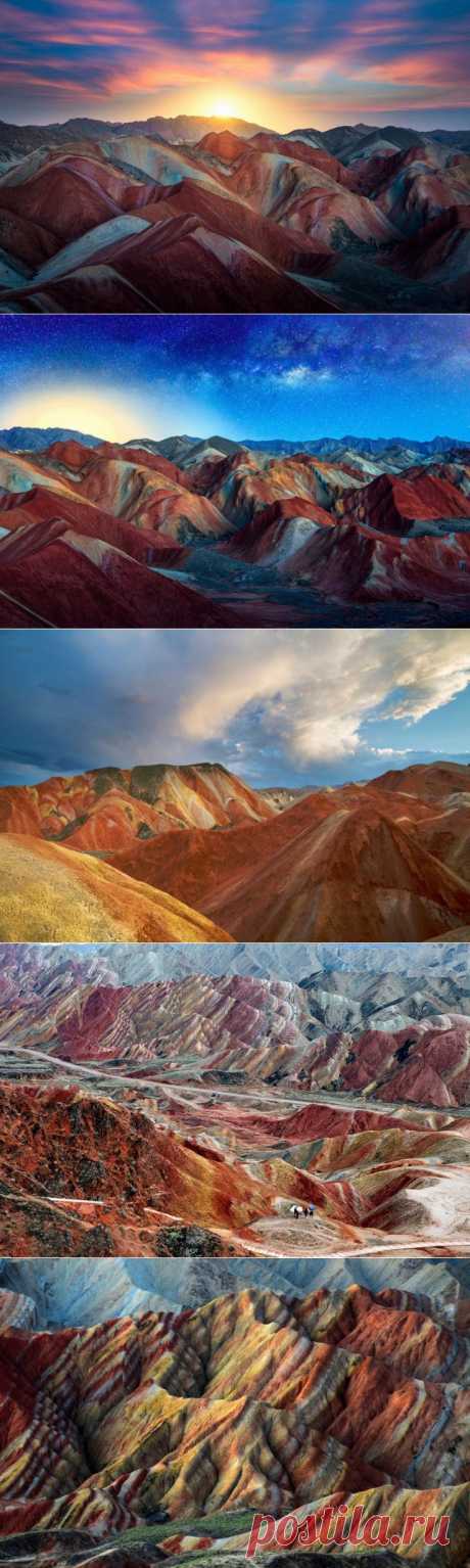 Рай для фотографа-колориста… Цветные скалы Чжанъе Данксиа — Фотоискусство