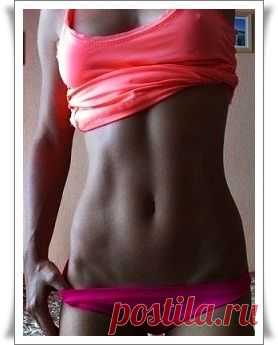 Упражнения для плоского живота - утренняя гимнастика.