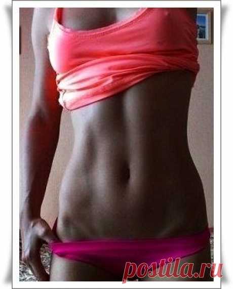 Упражнения для плоского живота - утренняя гимнастика.