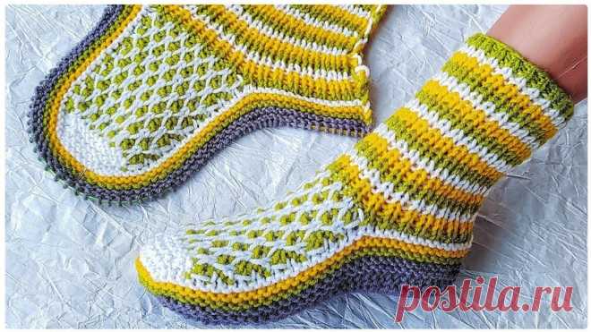 Носочки на 2-х спицах.

#носки_спицами@knit_mk, #носки@knit_mk

видео мк*

Источник: https://youtu.be/TDaKpabTOJE