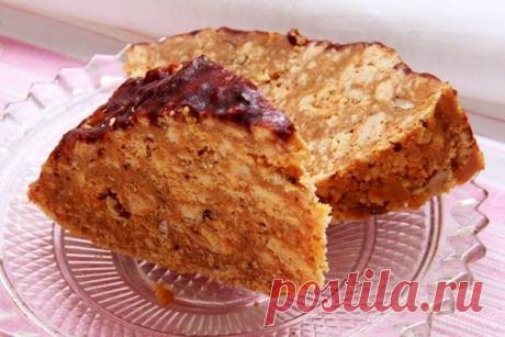 Торт «Муравейник» с грецкими орехами и сгущённым молоком