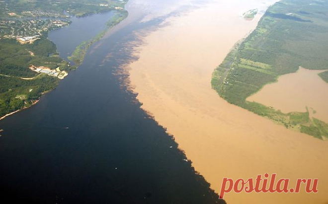 16 поразительных мест, где видна граница между водными пространствами