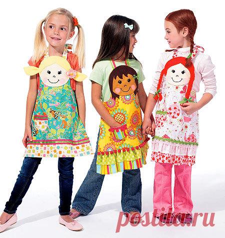 Детские фартуки - идеи