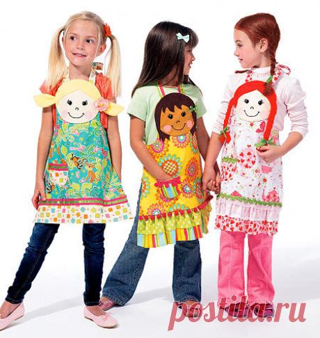 Детские фартуки - идеи