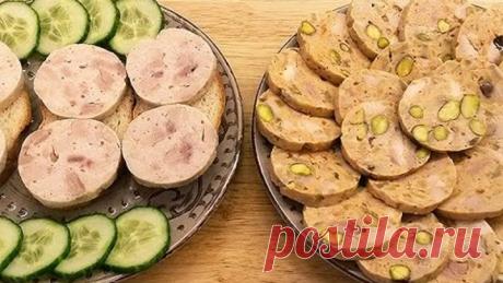 Куриная колбаса домашняя