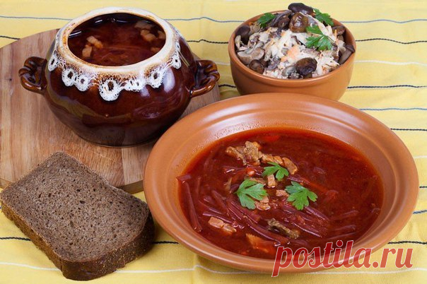 Борщ боярский в горшочках — Фактор Вкуса