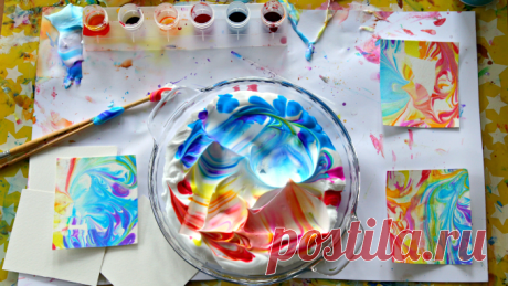 DIY Marbled Paper - The Best, Easiest, & Cheapest Method Step-by-Step