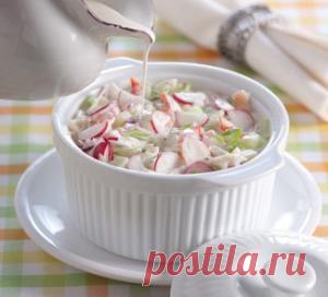 Окрошка на кефире