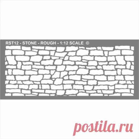 Rough Stone Stencil, RST