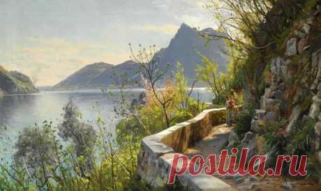 Пейзажи датского мастера PEDER MORK MONSTED.