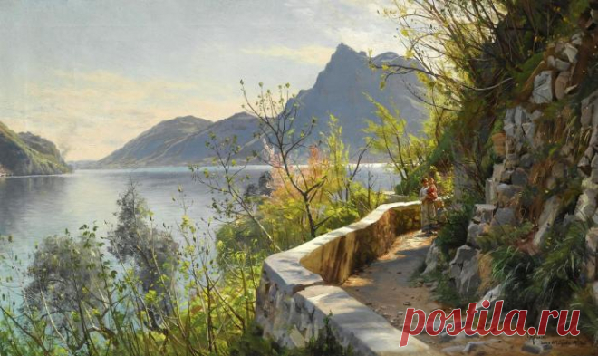 Пейзажи датского мастера PEDER MORK MONSTED.