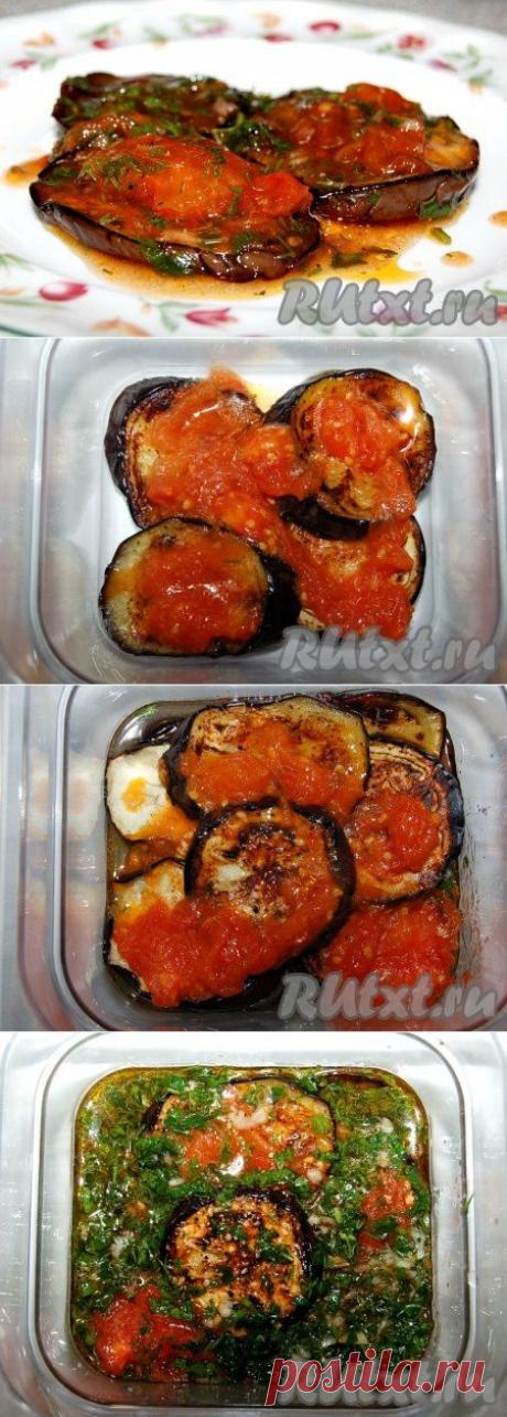 Баклажаны, жареные с помидорами (рецепт с фото) | RUtxt.ru