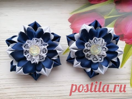 Школьные бантики из репсовых лент 2,5 см. / School bows of ribbons 2.5 cm. / Escola laços de fitas