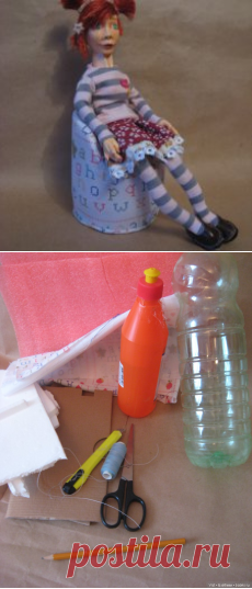 Кресло для кукол из пластиковой бутылки / Кукольная мебель своими руками для кукольного домика / Бэйбики. Куклы фото. Одежда для кукол