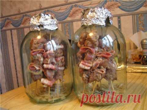 Шашлыки готовим в банке | Банк кулинарных рецептов