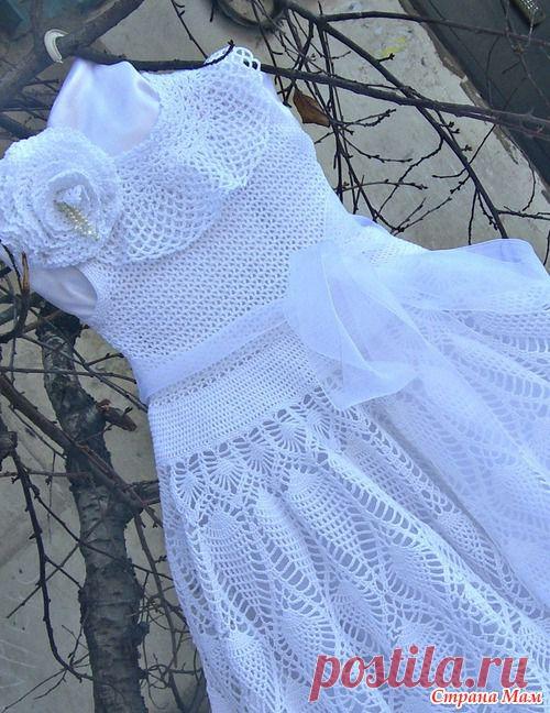 Мой "Белоснежный ажур"! - Вязание - Страна Мам