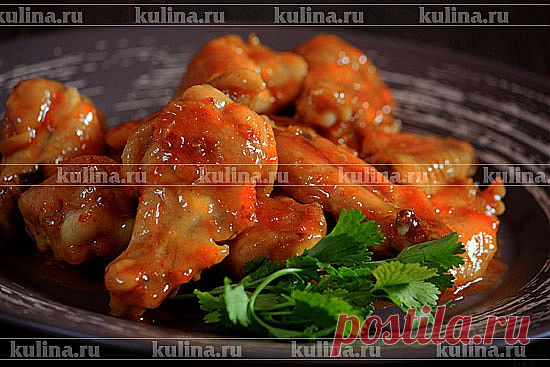 Куриные крылышки в глазури – рецепт приготовления с фото от Kulina.Ru
