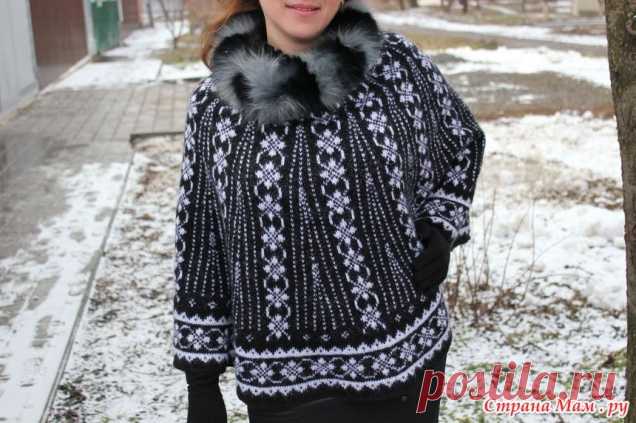 Юбка-пончо "Print" / Вязание спицами / Вязание спицами. Работы пользователей