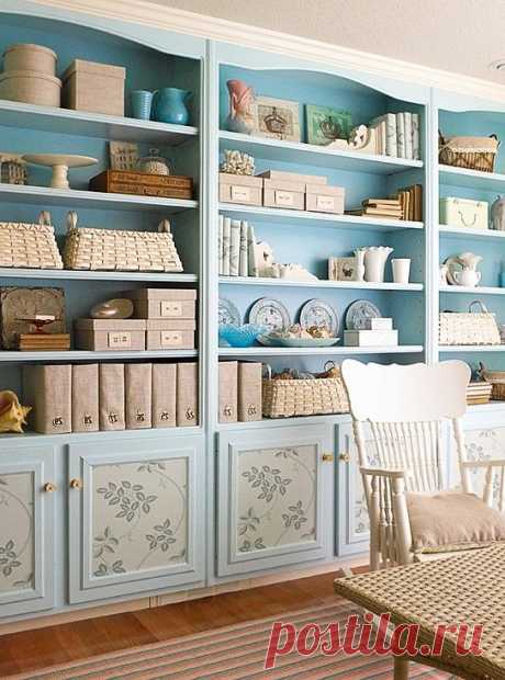 Декор мебели обоями