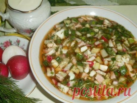Окрошка классическая - рецепт с фото - окрошка классическая - как готовить: ингредиенты, состав, время приготовления - Леди@Mail.Ru