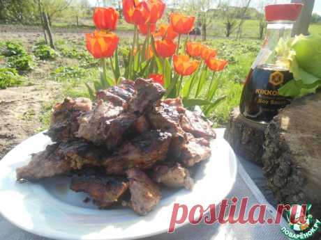 Шашлык в луково-яичном маринаде Кулинарный рецепт