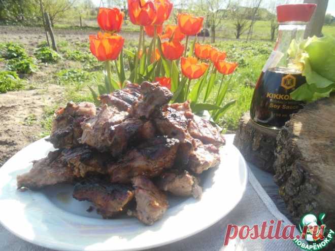 Шашлык в луково-яичном маринаде Кулинарный рецепт