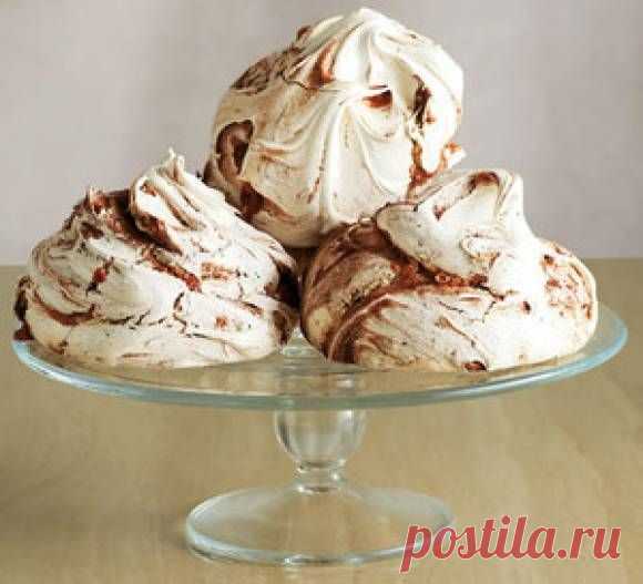 Шоколадное безе - Кулинарные рецепты от Веселого Жирафа