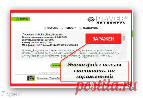 Если сайт вызывает подозрение, проверьте его