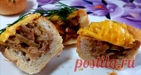 Булочки с мясной начинкой: закуска для пикника на скорую руку
