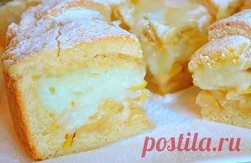 ВКУСНЕЙШИЙ Яблочный пирог с НЕЖНЕЙШИМ заварным кремом

Тесто:

1 яйцо
2 ст. ложки сметаны
180 гр. сливочное масло
150 гр. сахар
0,5 ч. ложки разрыхлителя
щепотка соли
360 гр. мука

Крем:

350 мл молока
1 яйцо
2 ст. ложка крахмала
4 ст. ложки сахара
1/3 ч. ложки ванилина
а так же 2 крупных яблока, сахарная пудра для присыпки.

Для теста в глубокую миску просейте муку, добавьте соль и разрыхлитель.
Масло холодное, но не из морозилки, нарежьте кубиками и перетрите с мукой в к...