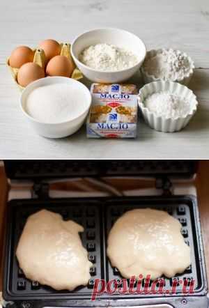 Вафли с жемчужным сахаром