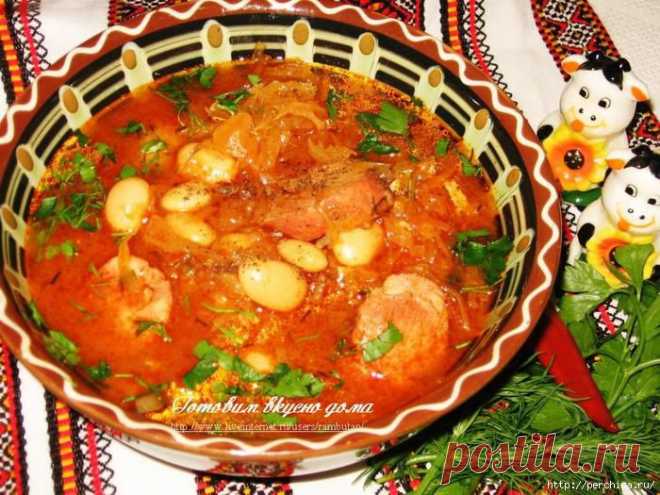 Фасолевый суп по-верховински