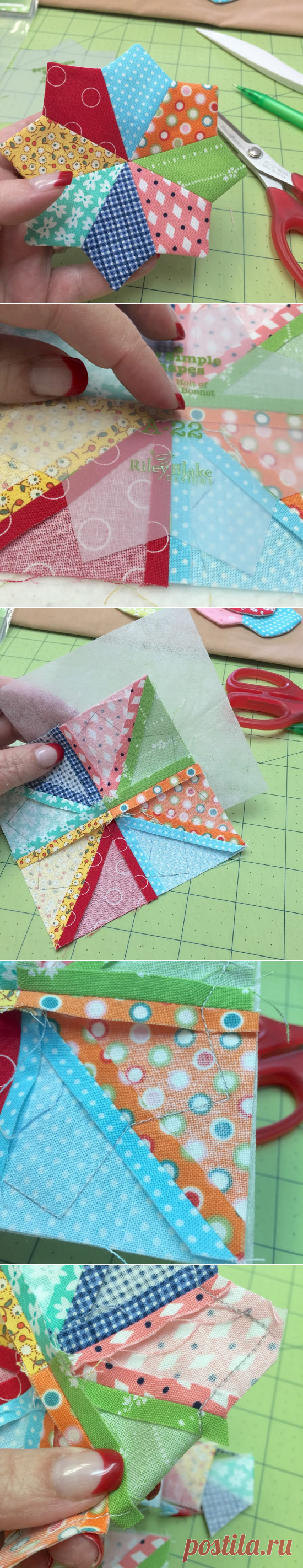 Bee In My Bonnet: Sew Simple Shapes - More Easy Patchwork Flowers!!!