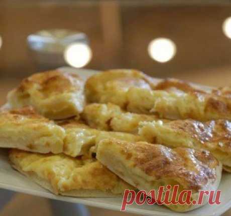 Ленивые  хачапури без замешивания теста