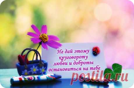 ✿ღ✿Притча «Бумеранг доброты»✿ღ✿