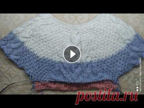 #Ленивый реглан  и росток без расчетов #Азиатский росток#8# #как связать реглан и росток просто и легко#Вяжем без заморочек#...