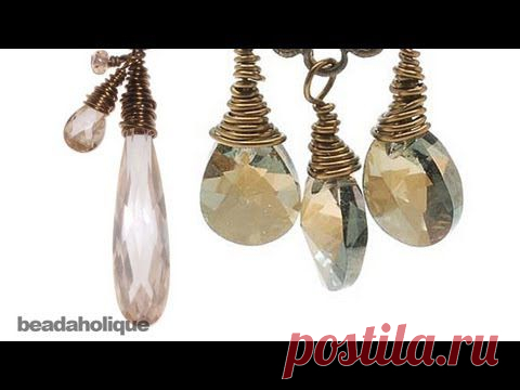 Мастера рукоделия - рукоделие для дома. Бесплатные мастер-классы, фото и видео уроки - Видео мастер-класс по технике Wire Wrap: Обвивка проволокой бриолета